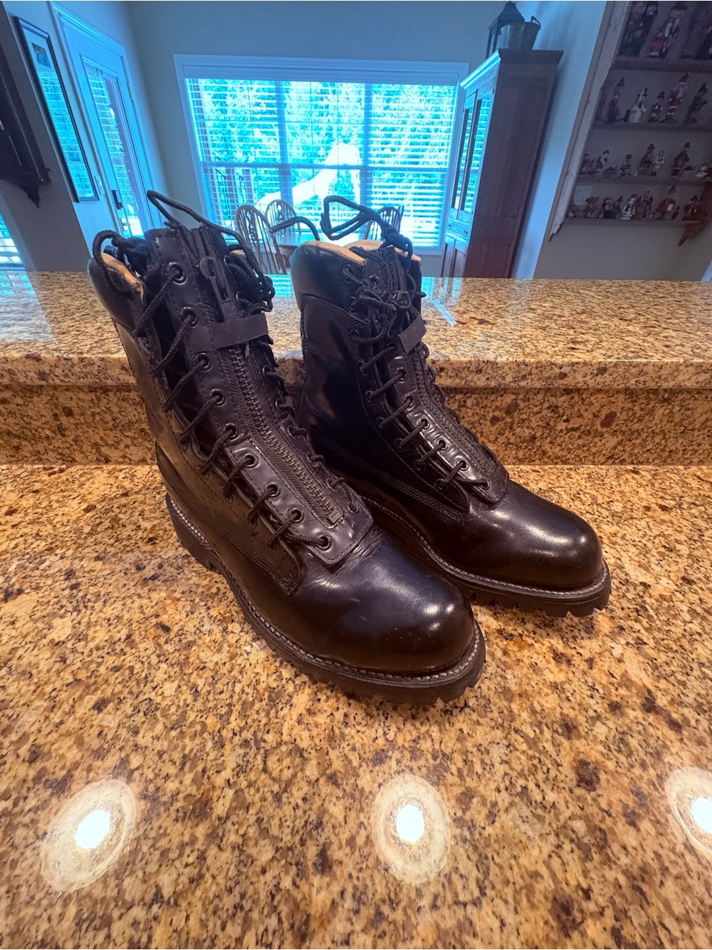 Chippewa Steel Toe 27422 Ruttman Black Leather EH Boots Men’s 7.5 Zip Front